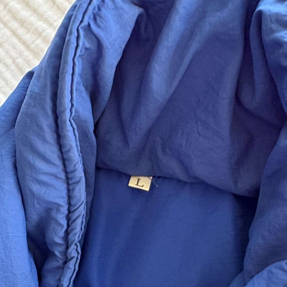 Blue Quilted Puffer - Picture 2 of 3